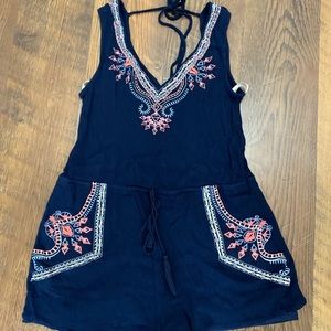Girl’s blue romper